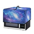 thumbnail image 2 of FOR U DESIGNS Galaxy Pattern Microwave Oven Dust Cover Dustproof Shield For Countertop Appliances Washable Microwave Dust Covers Protector with Top Handle-S, 2 of 8