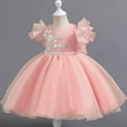 thumbnail image 3 of KAOOCXU Children Girls Dress Birthday Party Fluffy Dresses Spring And Autumn Cozy Breathable Wear, 3 of 7