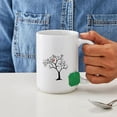 thumbnail image 4 of CafePress - Cardinal In Snowy Tree Large Mug - 15 oz Ceramic Large White Novelty Mug, 4 of 6