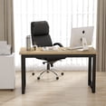 thumbnail image 4 of 55" Large Computer Desk, Modern Simple Style Study Writing Desk, Study Table Laptop Table for Home Office, 4 of 9