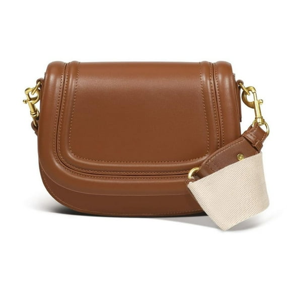 Bandolera FASTFAIRY con solapa para mujer de piel vegana