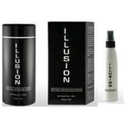 Illusion Hair Fibers Combo Pack - Light Brown, 25g