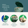 thumbnail image 4 of 13 gal Trash Bags, 24 in x 32 in, Heavy-Duty, 0.6 mil, Green, 4 of 5