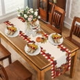 thumbnail image 3 of 1pc 33x183cm Maple Leaf 1 Table Runner Modern Table Runners Maple Leaf Table Runner Polyester Dining Table Decoration Table Runner for Birthday Wedding Parties Kitchen Banquet Restaurant, 3 of 5