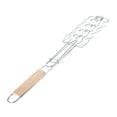 thumbnail image 2 of Suministros de cocina, herramientas para barbacoa, utensilios de cocina, juego de utensilios de cocina, pinzas para salchichas con mango de madera, pinzas para barbacoa, pinzas de acero inoxidable par, 2 of 9
