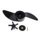 thumbnail image 5 of Hélice de Motor de Barco Marino profesion, Kit de Hélice de 2 (negro, 23,5 Cm / 9,25 '') - Instación Y DYNWAVEMX Palas de hélice de barco, 5 of 7