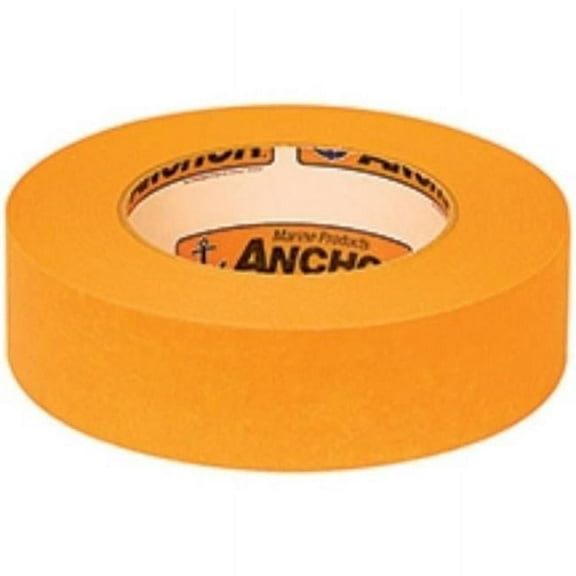 American Tape AMT-OM-112 1.5 in. x 60 Yards Orange Mask High Temperature Premium Paper Masking Tape