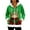 Beige, variant on Women's Casual Fashion Long-Sleeve Zip-Up Fleece Hooded Cardigan with Christmas Print, Cozy and Warm for Winter Season,Beige,M