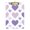 Gold, variant on Purple Hearts Dots Acrylic Clipboard Drawing Board with Hook Writing Pad File Storage A4 Size Silver 12.5" x 9"