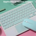 thumbnail image 3 of 10inches Touchpad Bluetooth Keyboard Compatible with Windows, IPadOS, Android, and IOS English, 3 of 5