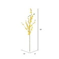 thumbnail image 3 of Vickerman FA188401 Spray de Fleurs Cruciées Jaunes de 39 Po, 3 of 3