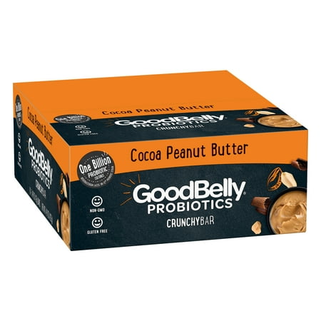 - Goodbelly Cocoa Peanut Butter Probiotic Bars