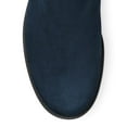 thumbnail image 2 of YDN Women Comfortable Pull On Over The Knee Flats Heels Boots Round Closed Toe Knee High Low Heels Winter Shoes Size 12 Dark Blue, 2 of 4