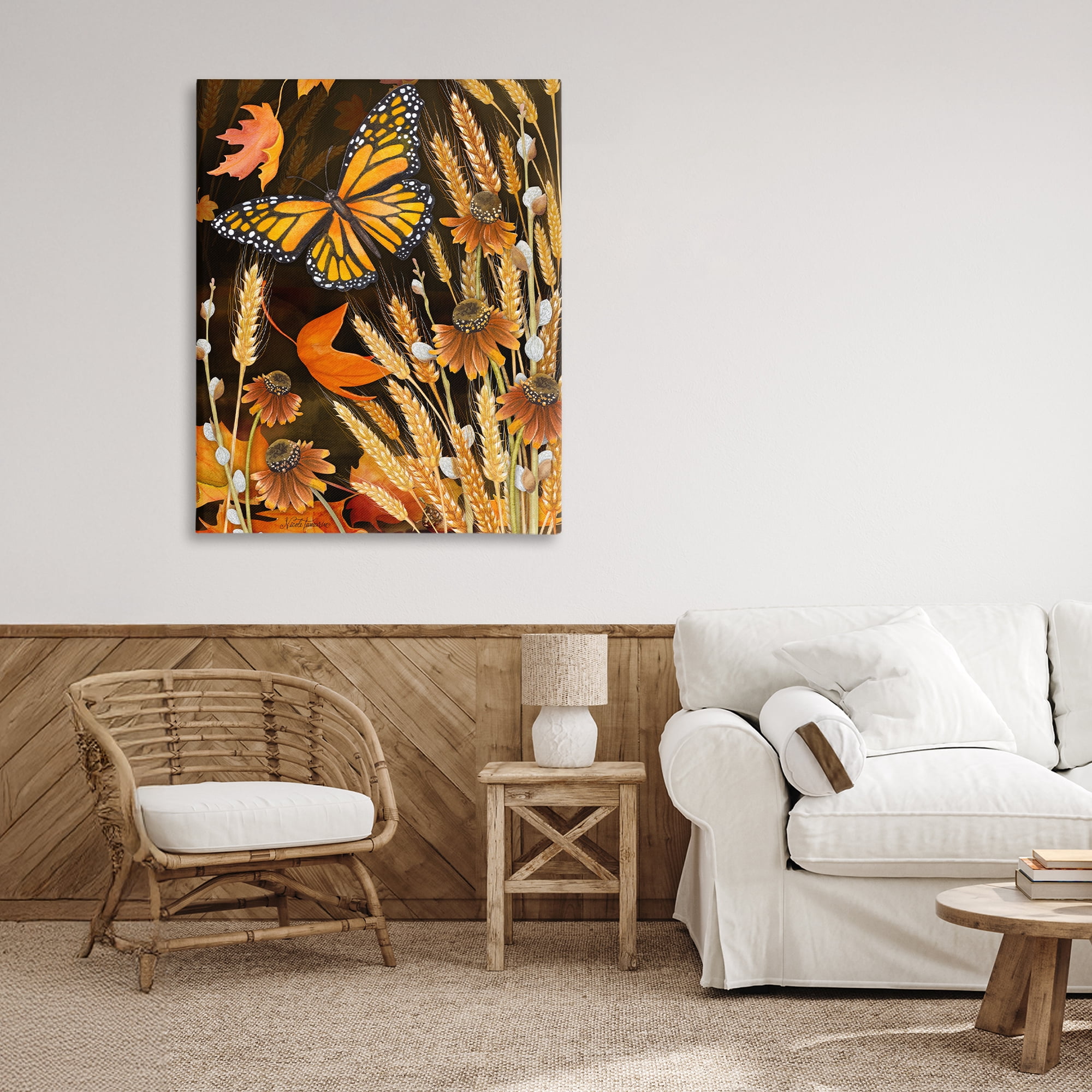 Stupell Industries Fall Motif Midnight Garden Canvas Wall Art, design by Nicole Tamarin