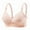 Beige, variant on Ohufall Women's Bra Non Steel Ring Style Printed Gathered Breathable Underwear Daily Bra Summer 36C-46C