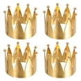 thumbnail image 1 of MasteelfCA 4Pcs Crown Napkin Rings Fashion Napkin Buckles Table Accessories (Golden), 1 of 7