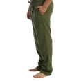 thumbnail image 3 of Gioberti Mens Yarn Dye Brushed Flannel Pajama Pants, Elastic Waist, 3 of 3