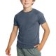 thumbnail image 3 of Camisas de Manga Larga para Niños Tamaño 12-14 Color Sólido de la Juventud Verano Cuello Redondo Manga Corta Camiseta de Manga Larga para Niños Niño Pequeño Camisas de Manga Larga 2T, 3 of 5