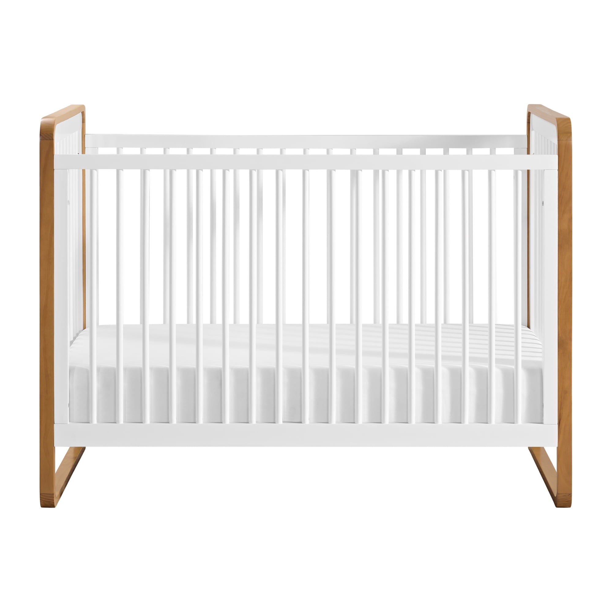 Oxford Baby Braxton Convertible Crib White / Honey Wood