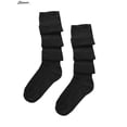 thumbnail image 5 of Spencer Women Thigh High Socks Over the Knee Leg Warmer Tall Long Boot Knit Stocking Girls Leggings "Black", 5 of 7