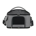 thumbnail image 3 of Bolsa de transporte para mascotas Salvador Transportín para gatos Lado suave Gris, 3 of 10