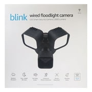 Blink Wired Floodlight Camera 2600 lumens Works with Alexa  1 camera (Black)