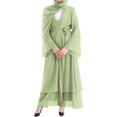 thumbnail image 2 of Abayas Robe Musulmane pour Femmes à Manches Longues Abaya Islamique Aïd Dubaï Caftan Robes Moyen-Orient Robe de Prière Robe en Mousseline, 2 of 7