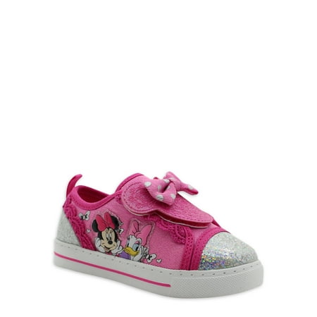 Minnie Mouse Sparkle and Bows Casual Sneaker (Toddler Girls)
