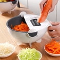 thumbnail image 5 of RKSTN Potato Shredder Multifunctional Vegetable Cutting Artifact Household Potato Shredding Machine Manual Kitchen Cutting Vegetable Drainer Kitchen Gadgets, 5 of 5