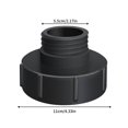 thumbnail image 1 of IBC Tote Water for Tank Hose Adapter Fitting 3 Inch to 2 Inch Pipe Tap Connector, 1 of 1