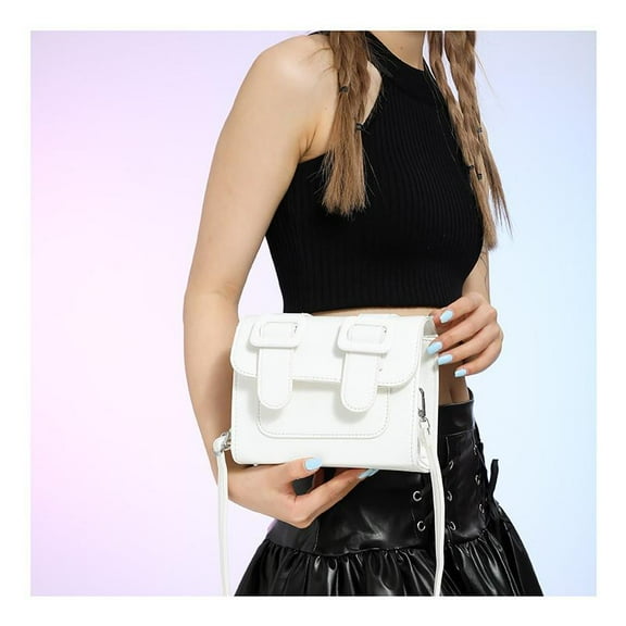 IELGY versatile silver Cambridge bag, cute student messenger bag