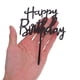 thumbnail image 5 of RUNROTOO 1Jgo Adorno De Pastel Con Lazo Negro Para Fiesta Cumpleaños Y De Postres, 5 of 8