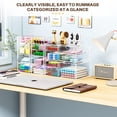 thumbnail image 4 of Organizador de maquillaje Caktraie Storage con 16 cajones y 4 unidades, transparente, 4 of 8