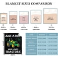 thumbnail image 2 of Just A Boy Who Loves Tractors Blanket for Boys Kids Toddler Soft Fleece Tractor Throw Blanket for Bed Couch 60"x50"(Twin) Teen, 2 of 6
