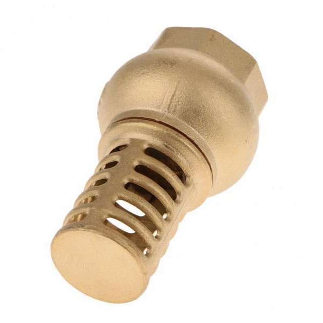 DOLITY 2x Valve de Fond en Laiton Robuste DN25 Base de Pompe à Eau avec Filetage Interne
