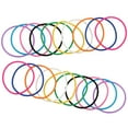 thumbnail image 3 of 20Pcs Stretch Silicone Jelly Bracelets DIY Wrist Charms Stylish Mixed Color, 3 of 8