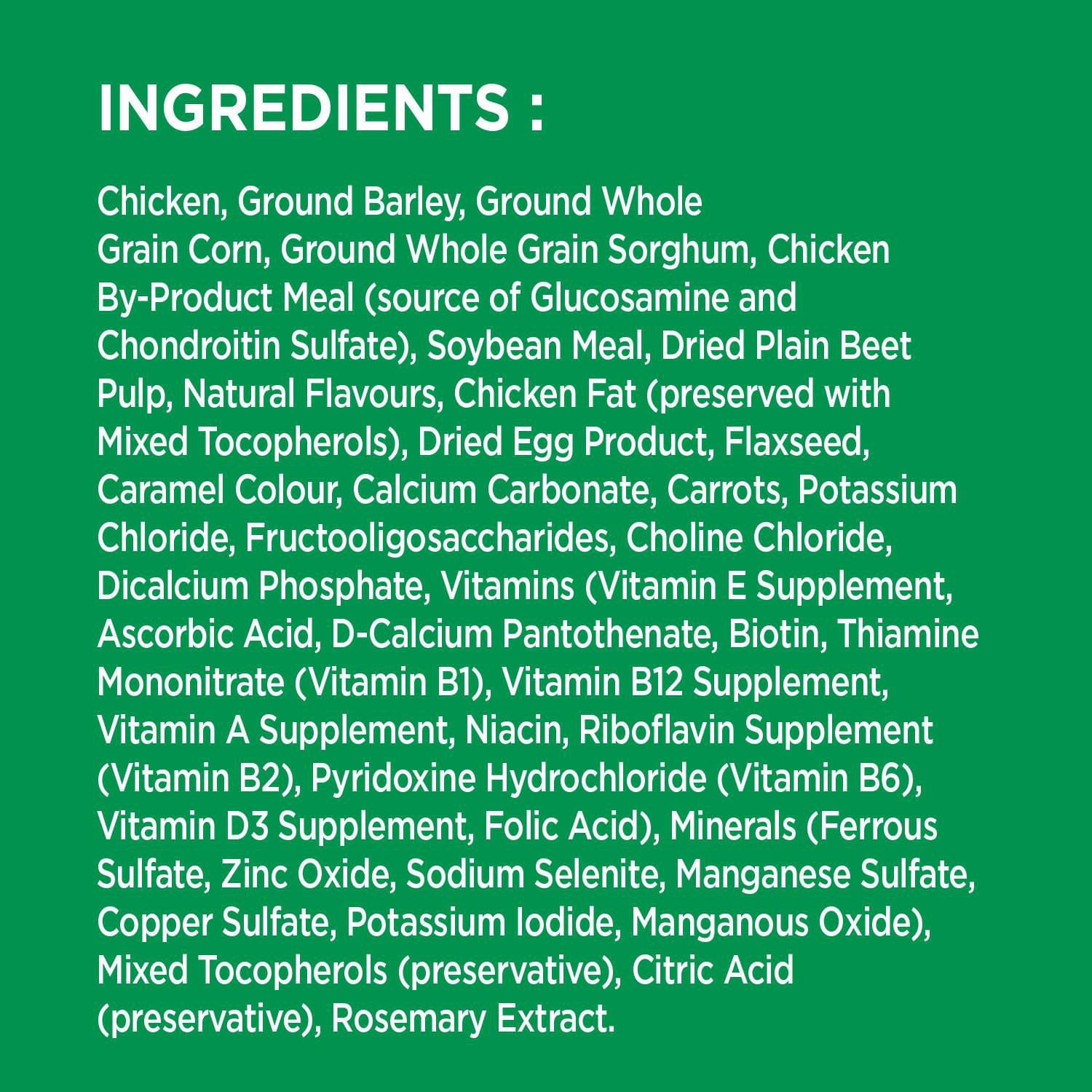 Iams Chicken & Whole Grains Recipe Adult Large Breed Dry Dog Food, 6.8-18.14kg