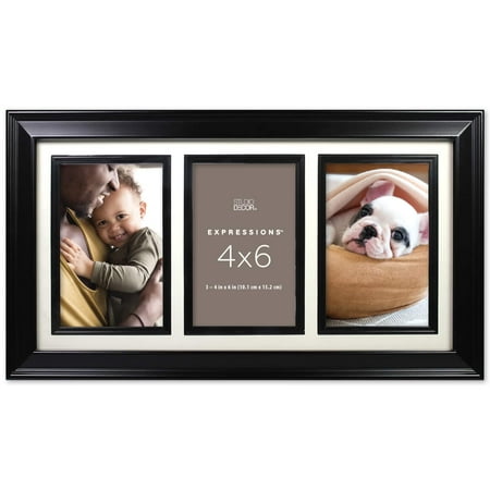 Studio Decor Expressions 3 Opening 4" x 6" Collage Frame