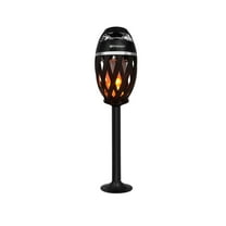 Emerson EAS-4000 Outdoor Flame Lamp with Bluetooth Speaker – Wireless Portable Speaker with Flickering Flame Light, Built-in Rechargeable Battery, and 360° Sound for Patio, Yard, Camping, and Parties