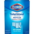 thumbnail image 3 of Clorox ToiletWand Disinfecting Brush Refills, Toilet Bowl Cleaner Disposable Wand Heads, 20 Count, 3 of 11
