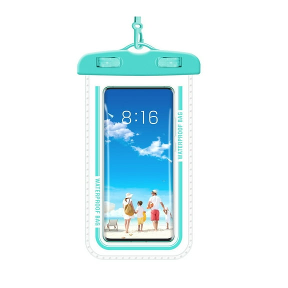 Tuphregyow Phone Case with Removable Lanyard Waterproof Phone Bag Phone Case with Removable Lanyard Waterproof Phone Bag for Outdoor Activities Mint Green