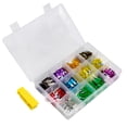 thumbnail image 1 of Mini Kit De Fusibles Ampliamente Utilizado Kit De Fusibles De Hoja De Coche Surtido Juego De Fusibles De Coche Con Caja De Almacenamiento Clip De Fusible Para Coches Vehículos Auto 120 Uds seitruly VI002777-00, 1 of 7