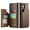 Brown, variant on For Samsung Galaxy S25 Ultra Case with Card Holder, Wallet Case for Women Men with RFID Blocking, Durable Leather Kickstand Magnetic Clasp Shockproof Phone Case