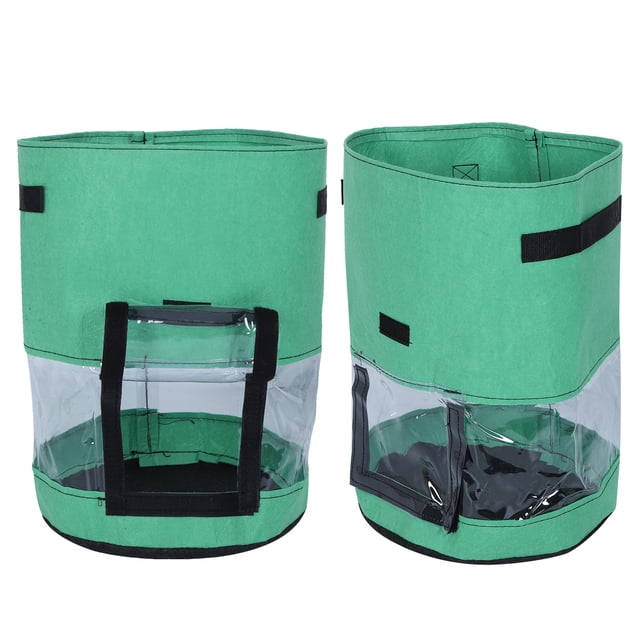 Potato Growing Bag,2PCS 10 Gallon Potato Garden Accessories Planting Bag Ultra Responsive