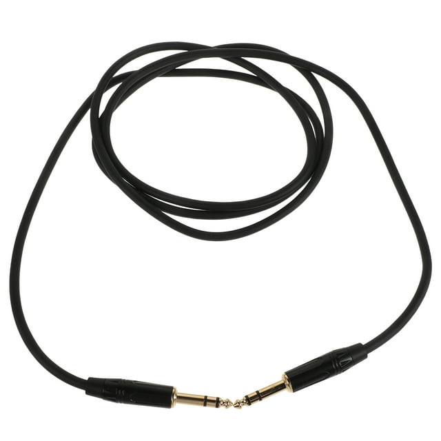 Cable de guitarra eléctrica Cable de amplificador de guitarra Cable de equipo de Audio Cable de Audio macho a macho conector de 6,35mm Cable amplificador de guitarra