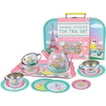 thumbnail image 1 of Playwell : Animal Tourists Tin Tea Set 15 Piece in Deluxe Carry Case, 1 of 3