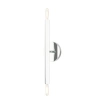 46981-05 Livex Lighting Moco - 2 Light ADA Wall Sconce in Modern Style - 5.13 Inches wide by 16 Inches high-Polished Chrome Finish