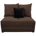 thumbnail image 3 of Love Seat El Bazar Store Orlando Chocolate Tela Lino nacional, Sillon 2 plazas, Modular, 3 of 5