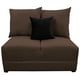 thumbnail image 3 of Love Seat El Bazar Store Orlando Chocolate Tela Lino nacional, Sillon 2 plazas, Modular, 3 of 5