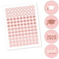 thumbnail image 2 of Big Dot of Happiness Rose Gold Grad - 2026 Graduation Party Round Candy Sticker Favors - Labels Fits Chocolate Candy (1 sheet of 108), 2 of 5